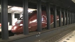 Vertrek Thalys 4307 van Station Schiphol [upl. by Sessilu]