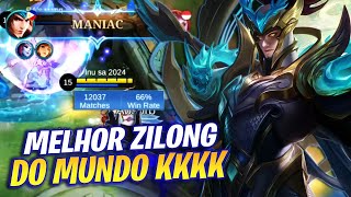 COMO JOGA O MELHOR ZILONG DO MUNDO KKKK REACT INUYASHA  MOBILE LEGENDS [upl. by Gert552]