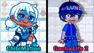 Chibimation VS Gacha Life 2 😨🙏 [upl. by Wynn911]