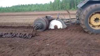 MTK12 Extracting peat in Finland [upl. by Hanschen255]