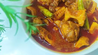 বাঁশ কোড়ল দিয়ে মুরগির মাংসের ঝাল  Bamboo Shoots with Chicken  চাকমা রান্না  পাহাড়ি রান্না রেসিপি [upl. by Lekram]