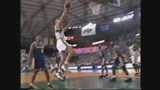 Detlef Schrempf 23 Points 4 Ast Vs Warriors 199495 [upl. by Grace]