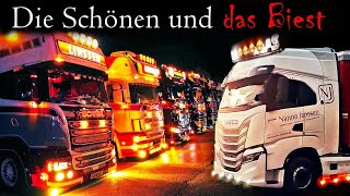 Ich fahre mit einem Elektrotruck auf ein Trucker Treffen und zeige wer den stärksten hat [upl. by Ainola]