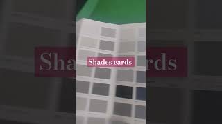 Shades cards youtubeshorts interiordesign home howtomakepaintingonwall homedecor youtube yt [upl. by Dloniger212]