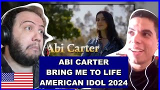 Abi Carter  Bring Me to Life  American Idol 2024  TEACHER PAUL REACTS [upl. by Ivett665]