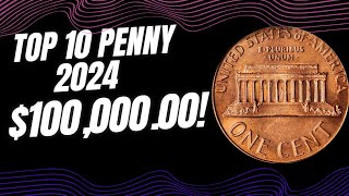 TOP 10 COINS WORTH MONEY PENNY 2024 [upl. by Imogen818]