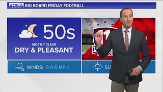 Dry for Big Board Friday sunshine and warmer weekend ahead  WTOL 11 Weather [upl. by Retrop]