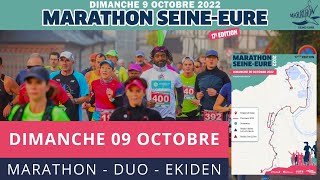 REPLAY LIVE Marathon SeineEure 2022  Dimanche 9 Octobre  Marathon Duo Ekiden [upl. by Sharron]