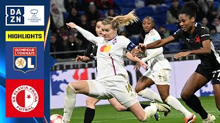 HIGHLIGHTS  Olympique Lyonnais vs Slavia Prague UEFA Womens Champions League 202324 Matchday 6 [upl. by Meesaw760]