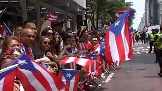 Puerto Rican community reacts to incendiary remarks by comedian at Trumps MSG rally [upl. by Arodoet]