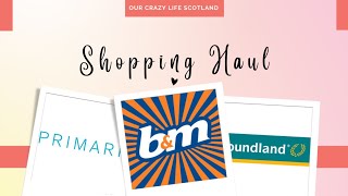 Shopping Haul From Primark Poundland BampM amp Others [upl. by Nurse]