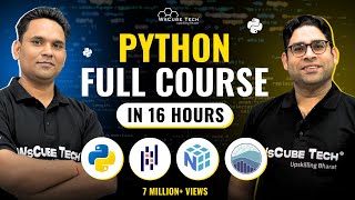 PYTHON Full Course for Beginners in 16 Hour with Projects  Questions  Learn Python Tutorial [upl. by Marcelo]