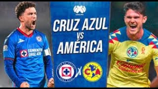 🔥🔥🔥Cruz Azul 🔵🔵🔵 Vs América 🟡🔵🟡 Liga MX 🇲🇽⚽️  Clausura l Play off  Final  Ida🔥🔥 [upl. by Juetta]