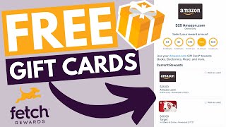 How To Redeem Free Gift Cards With Fetch Rewards Points  How To Use Fetch Rewards App For Beginners [upl. by Gottuard614]