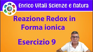 Bilanciamento reazione redox in forma ionicaMetodo schematico Esempio 9 [upl. by Aidam]