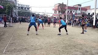 Sai hostel Raebareli vs Azamgarh sushrut Netra chikitsalay Varanasi volleyballvideo [upl. by Yebba]