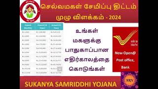 Sukanya Samriddhi Yojana SSA  Selvamagal Semippu Thittam Full Detail in Tamil 2024 [upl. by Eseryt]