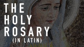 Rosary in Latin 20 Decades wEnglish Meditations [upl. by Jarita]