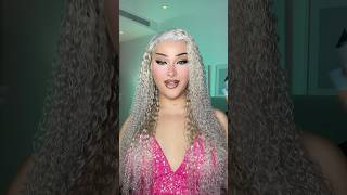 I tried curly blonde hair What’s next  hairtransformation transandproud [upl. by Donelu]