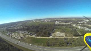 Landing on 24L at Dayton International Airport [upl. by Ailama653]