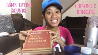 ASMR Donatos Pizza And Chip Mukbang Crunchy Eating Sounds Ramble [upl. by Assyle940]