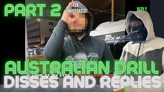 UK Rapper Reacts To Australian Drill Disses and Replies Part 2🇦🇺 REACTION [upl. by Ail589]