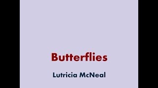 Butterflies  Lutricia McNeal lyric video [upl. by Stahl]