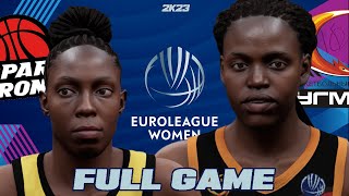 ▶️ Spar Girona v UMMC Ekaterinburg  Full Game  Euroleague Women 2K23 AllTime Roster [upl. by Mcquillin]