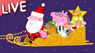 Peppa Pig Christmas Episodes 🎄 Peppa Pig STREAMING NOW 🌈 Kids Videos 🔴 [upl. by Ivon]