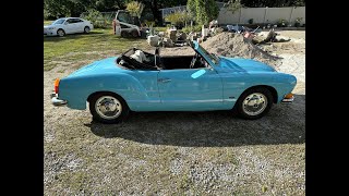 1974 Volkswagen Karmann Ghia Convertible [upl. by Nerot594]