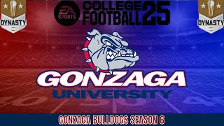 College Football 25  Gonzaga Dynasty  S6Ep82  FCS Northwest Vs Gonzaga 22 [upl. by Xuerd]