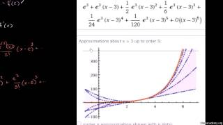 ex Üstel Fonksiyonu İçin Taylor Serisinin Grafiği Kalkülüs  Seriler [upl. by Ainek]