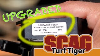 Installing a Soft Start Clutch on a Scag Turf Tiger [upl. by Yerffoeg]