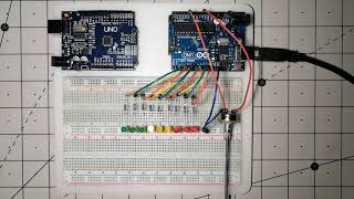 Faire varier la vitesse dun chenillard de Led grace à un potentiometre avec un Arduino Uno [upl. by Wickham788]