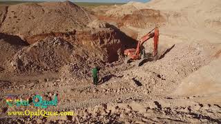 Coober Pedy Opal mining Shell Patch footage by Opal Quest [upl. by Tibbetts]