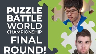 Insane Finish in Final Puzzle Battle Match  Puzzle Battle World Championship [upl. by Nyrhtak]