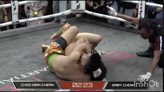 Gary Chow VS Choo Qian Chern MMA  Elitez Fight Night 30  27 August 2022 [upl. by Leynwad]