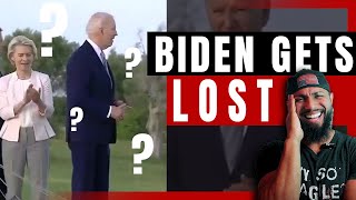 Biden gets lost at G7 Summit White House says video edited [upl. by Alhan]