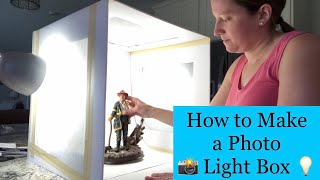 How to Make a Light Box for Photos DIY For 15 [upl. by Orenid]