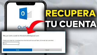 COMO RECUPERAR MI CUENTA DE OUTLOOK sin CORREO ni TELEFONO [upl. by Ahc274]