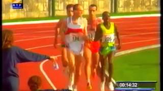 Fabian Roncero Record España 10000m Lisboa 1998 [upl. by Atilal]