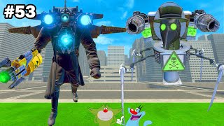 Upgraded Acid Titan Cameraman VS Plague Toilet Battle Between Oggy And Jack In Garry Mod 53 [upl. by Soisatsana]