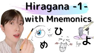 Hiragana 1 Learn Hiragana with Mnemonics [upl. by Eimaraj]