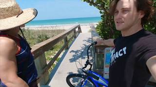 Riding Indialantic and Melbourne Beach Florida on Rental Bikes [upl. by Wieren]