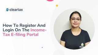 How to register and login on the incometax efiling portal [upl. by Baily]