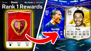 RANK 1 CHAMPS REWARDS amp HERO PACKS 🤯 FC 25 Ultimate Team [upl. by Anirac]