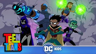 The Titans GREATEST Battles Part 1  Teen Titans  dckids [upl. by Latsryc441]