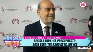 TRATAMIENTO DEL PRESUPUESTO 2025 EN LA LEGISLATURA Y NOTA A CACHO GÓMEZ [upl. by Oilisab]