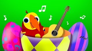 Surprise Eggs For Kids  English Words  Musical Instruments  Animals Collection  ABC Fun English [upl. by Ahtenak202]