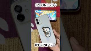 iphone xs🔥VS iPhone 12💀❤️‍🔥FF TEST🔥freefire shortsfeed shorts viralvideo youtubeshorts yt [upl. by Sadinoel]